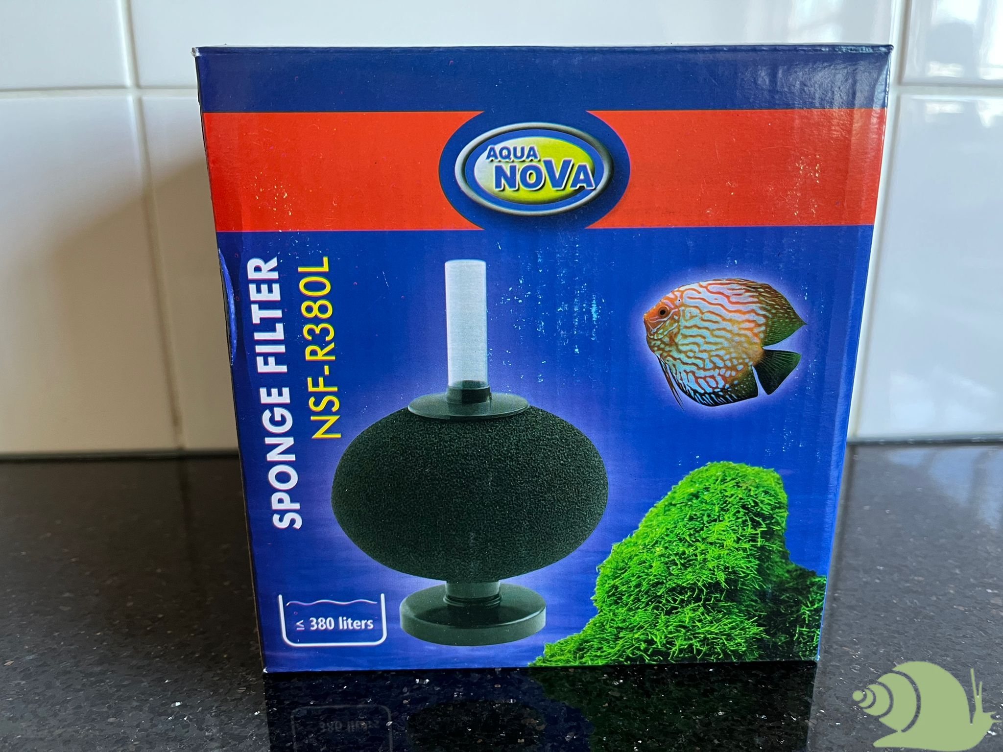 Aqua Nova bio sponsfilter ronde vorm 380 Liter