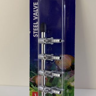 4-weg luchtkraan metaal 4/6 mm