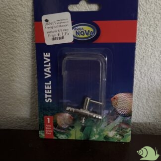 1-weg luchtkraan metaal 4/6 mm