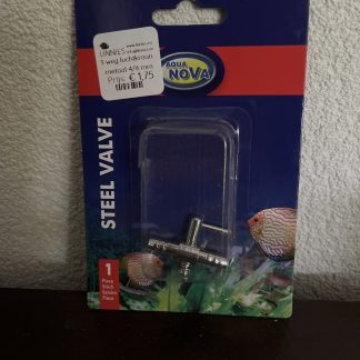 1-weg luchtkraan metaal 4/6 mm