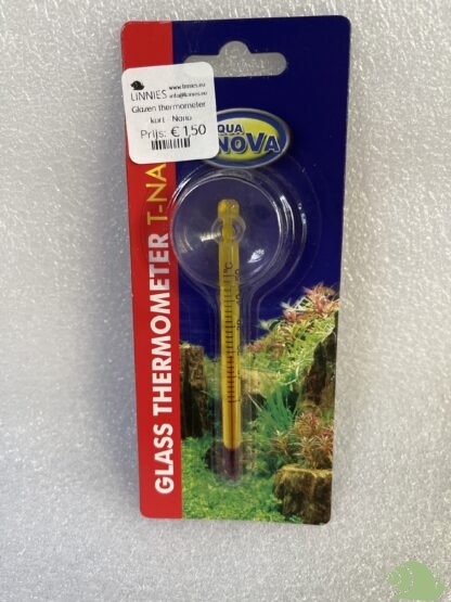 Aqua Nova Glazen thermometer kort - Nano