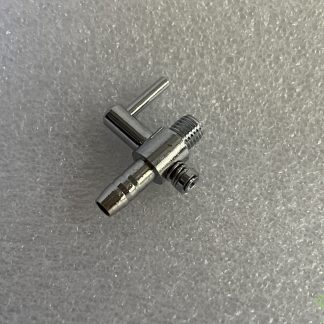 1 weg Luchtkraan met schroefdraad 4/6 mm