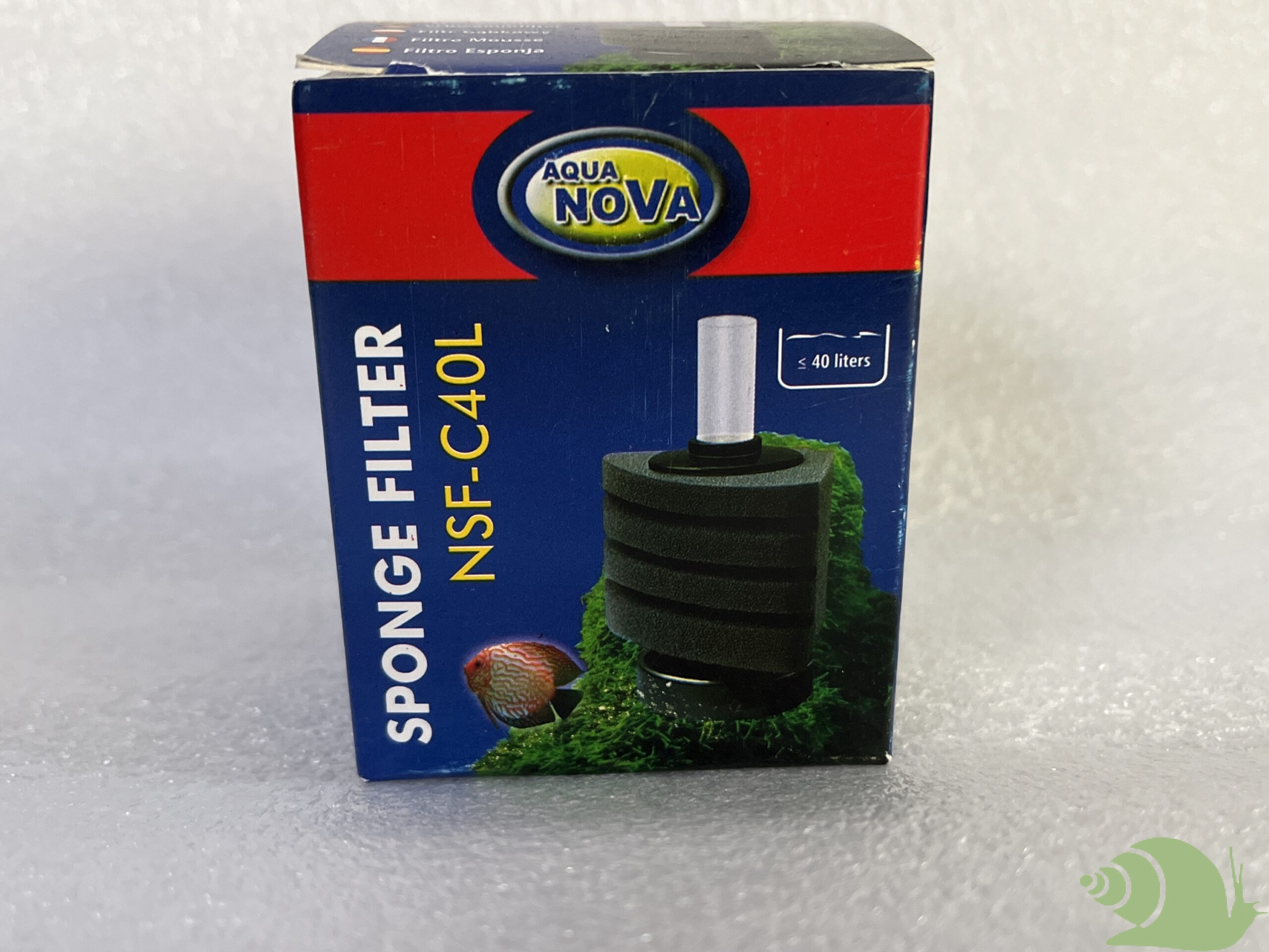 Aqua Nova bio sponsfilter staand hoek 40 liter