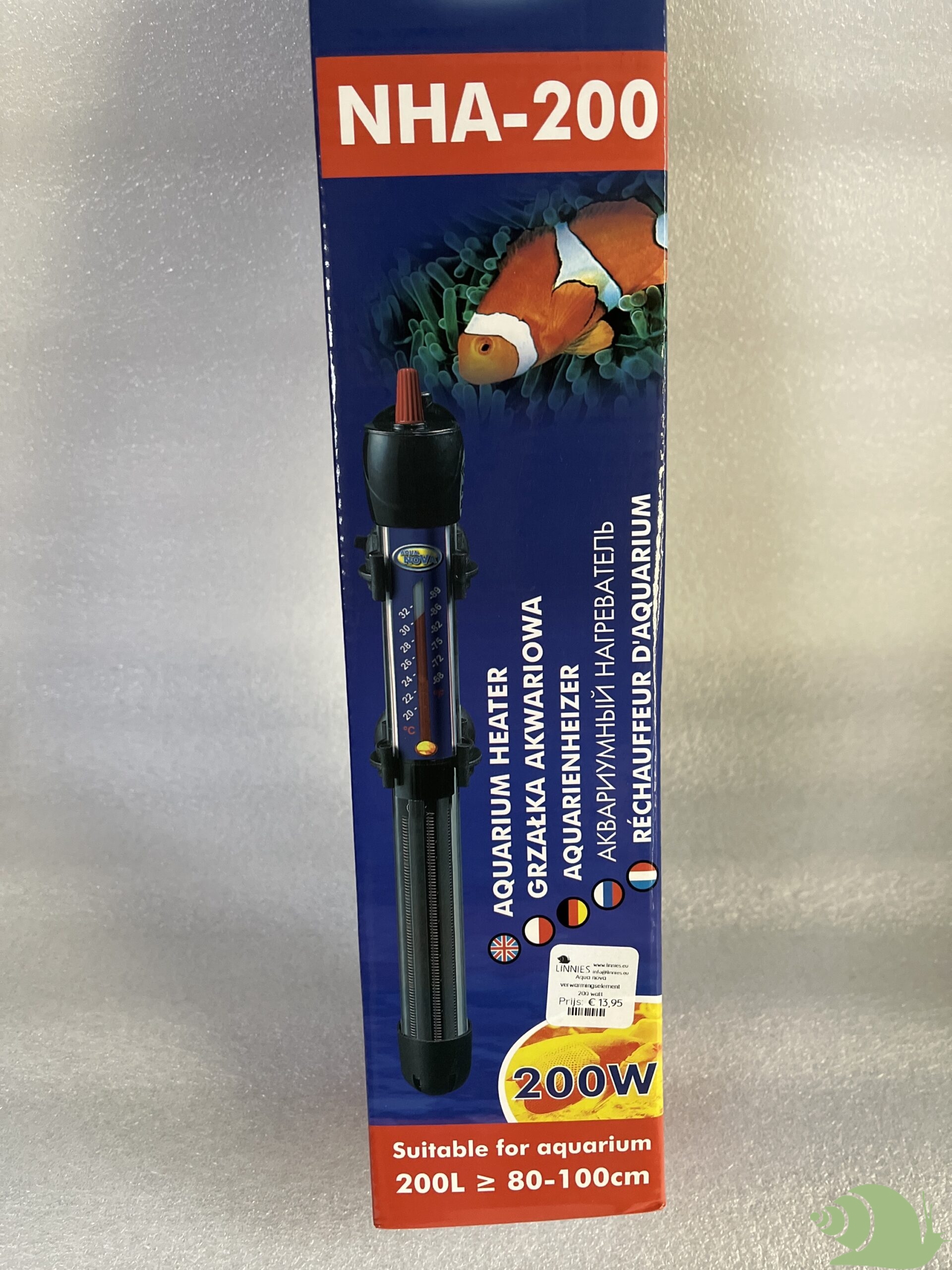 Aqua Nova verwarmingselement 200 watt