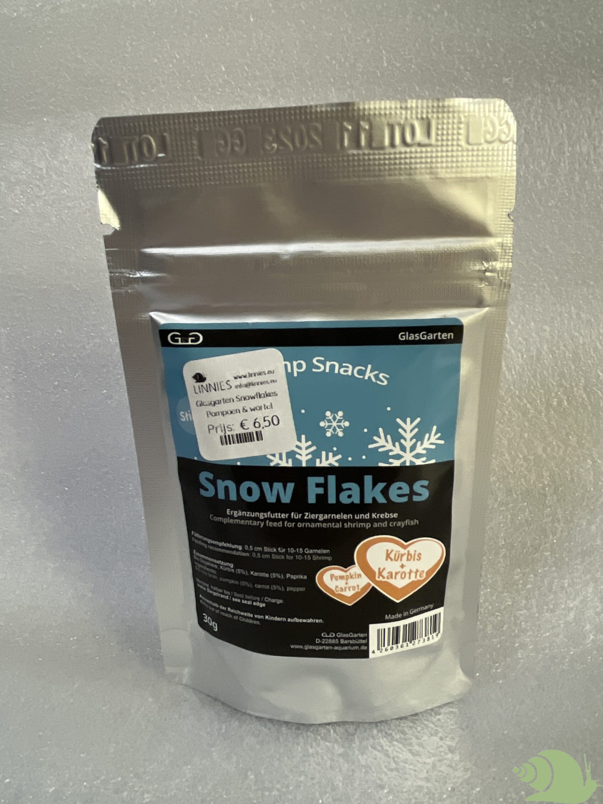 Glasgarten Snowflakes Pompoen & wortel