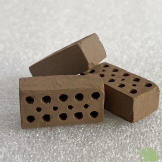 Miniblokjes chocolade bruin - 6 stuks