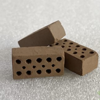 Miniblokjes chocolade bruin - 6 stuks