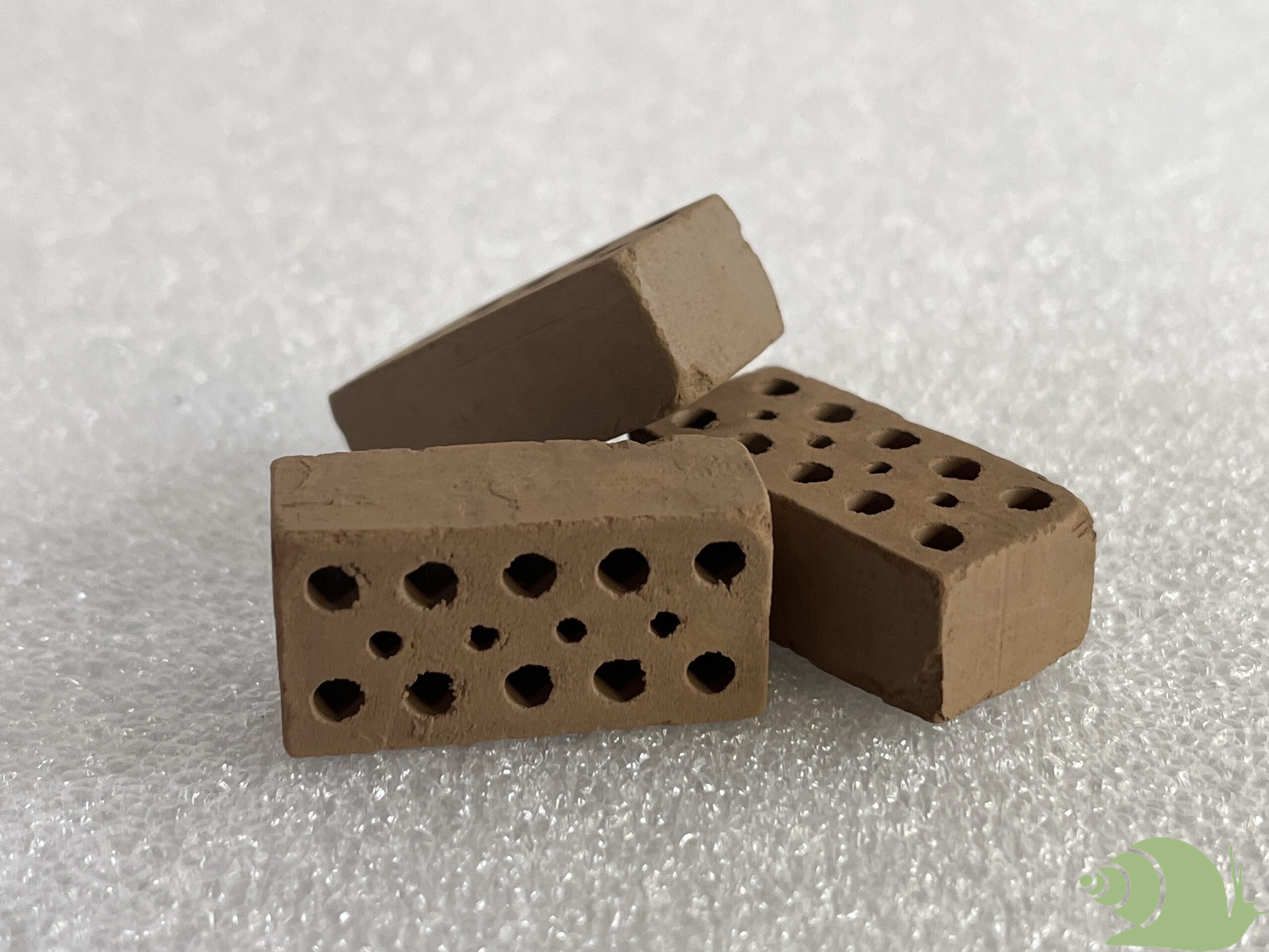Miniblokjes chocolade bruin - 6 stuks