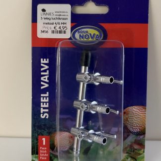 3-weg luchtverdeler metaal 4/6 mm