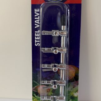 5-weg luchtkraan metaal 4/6 mm