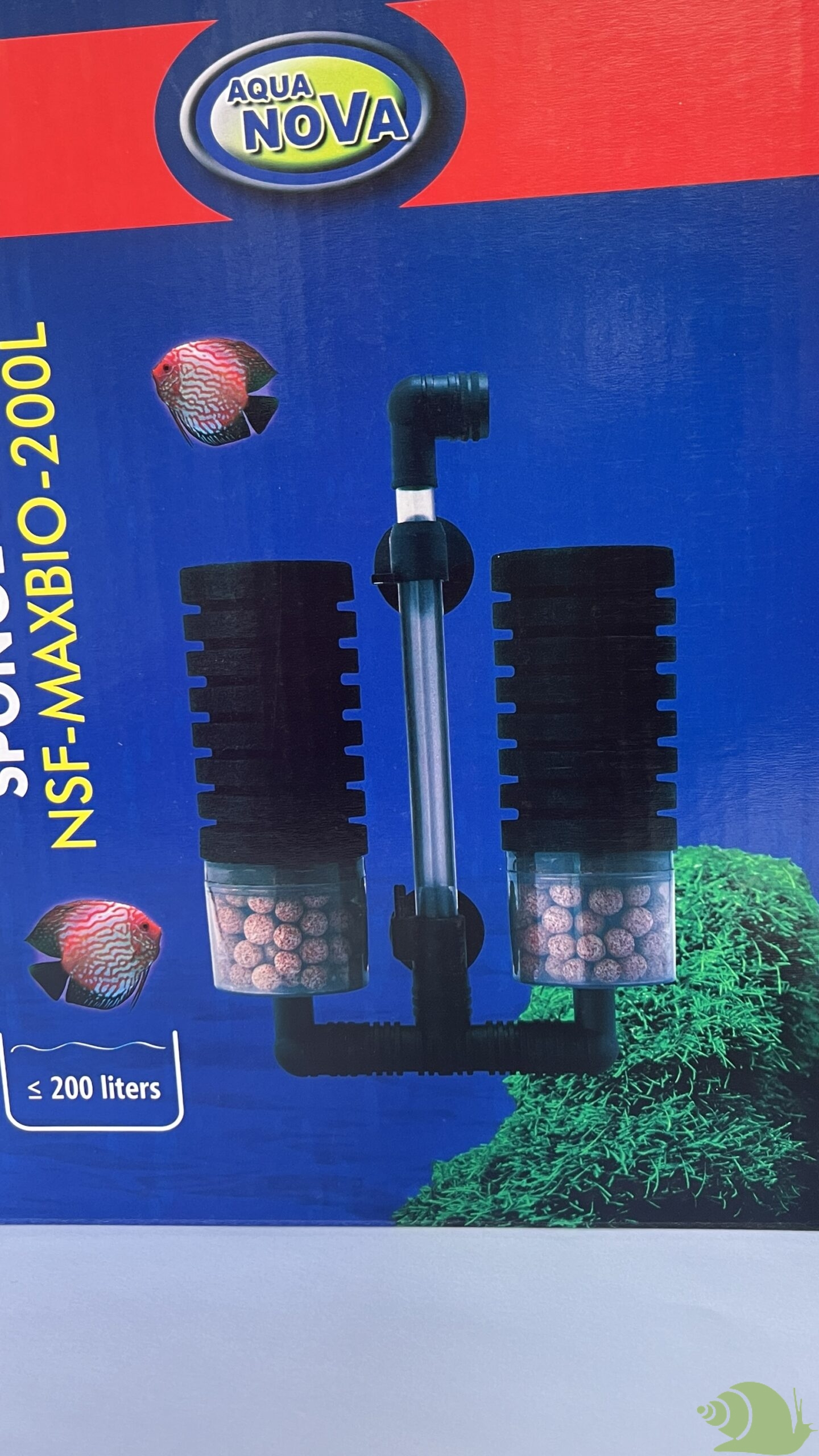 Aquanova NSF-MAXBIO-200L | Dubbel organisch sponsfilter